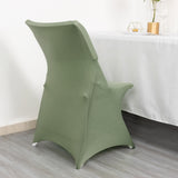 Unleash Your Creativity with the Dusty Sage Green Spandex Fitted Folding Chair Cover