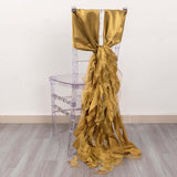 Gold Curly Willow Chair Sashes