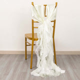 Ivory Curly Willow Chair Sashes