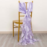 Lavender Lilac Curly Willow Chair Sashes Lavender Lilac Curly Willow Chair Sashes