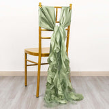 Sage Green Curly Willow Chair Sashes