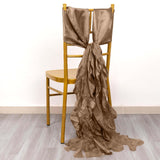 Taupe Curly Willow Chair Sashes Taupe Curly Willow Chair Sashes