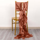 Terracotta Curly Willow Chair Sashes