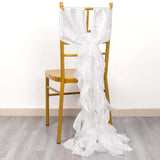 White Curly Willow Chair Sashes White Curly Willow Chair Sashes
