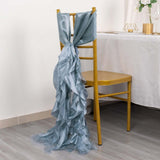 Whimsical Spiral Design Chair Sashes Whimsical Spiral Design Chair Sashes