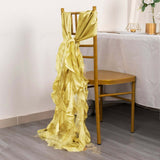 Whimsical Spiral Design Chair Sashes
