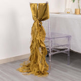 Whimsical Spiral Design Chair Sashes