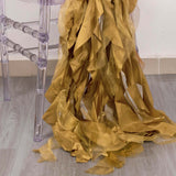 Gold Chiffon Satin Chair Sashes