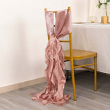 Whimsical Spiral Design Chair Sashes Whimsical Spiral Design Chair Sashes