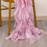 Pink Chiffon Satin Chair Sashes Pink Chiffon Satin Chair Sashes