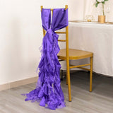 Whimsical Spiral Design Chair Sashes Whimsical Spiral Design Chair Sashes