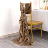 Whimsical Spiral Design Chair Sashes Whimsical Spiral Design Chair Sashes