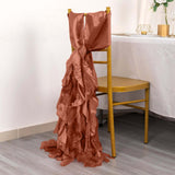 Whimsical Spiral Design Chair Sashes