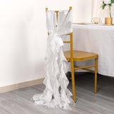 Whimsical Spiral Design Chair Sashes Whimsical Spiral Design Chair Sashes