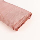 Dusty Rose Accordion Crinkle Taffeta Fabric Bolt