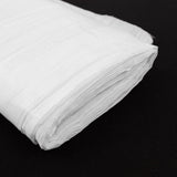 White Accordion Crinkle Taffeta Fabric Bolt White Accordion Crinkle Taffeta Fabric Bolt